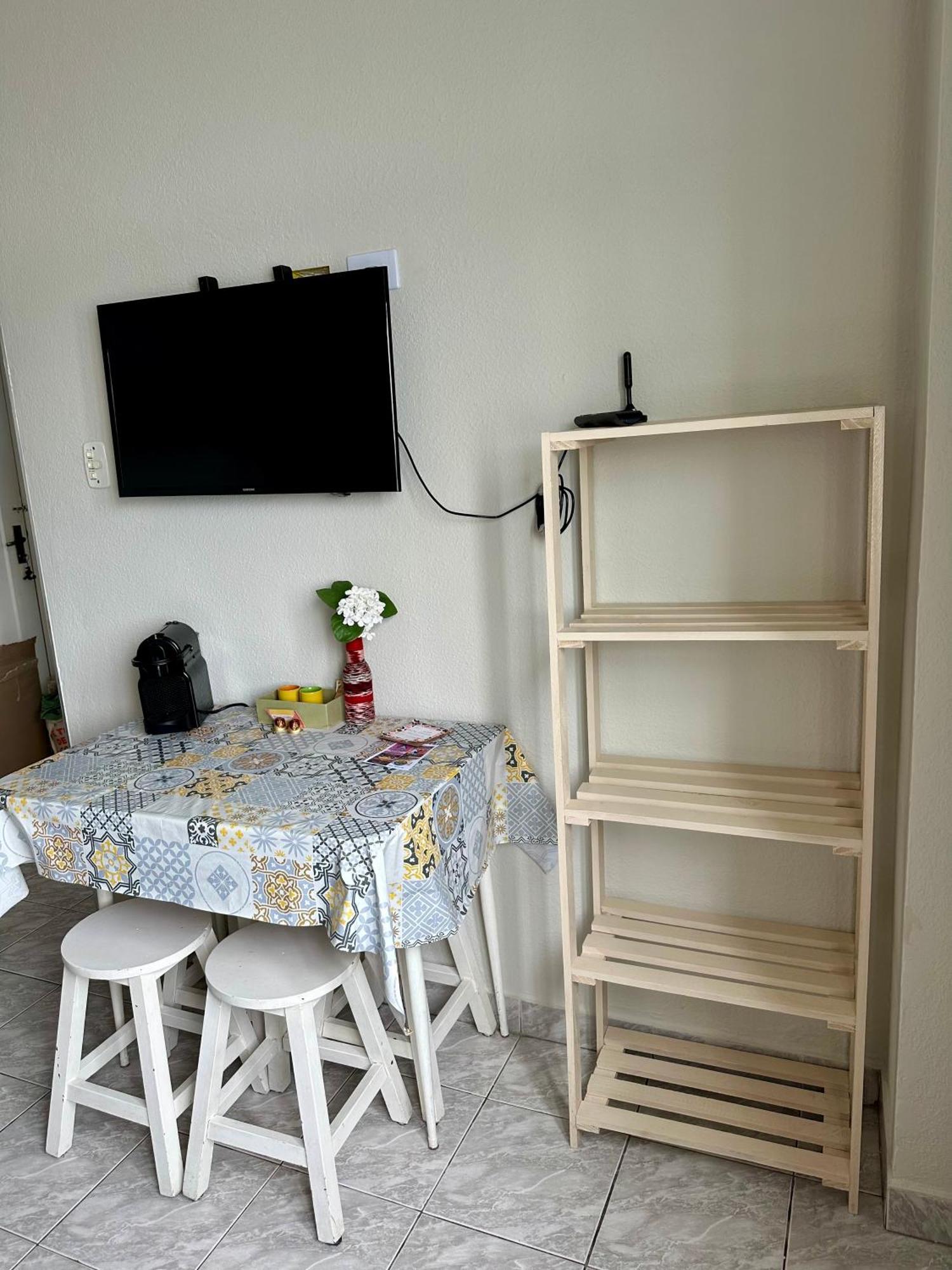 Apartament Kitnet Pe Na Areia! Vista Espetacular ! São Vicente Zewnętrze zdjęcie