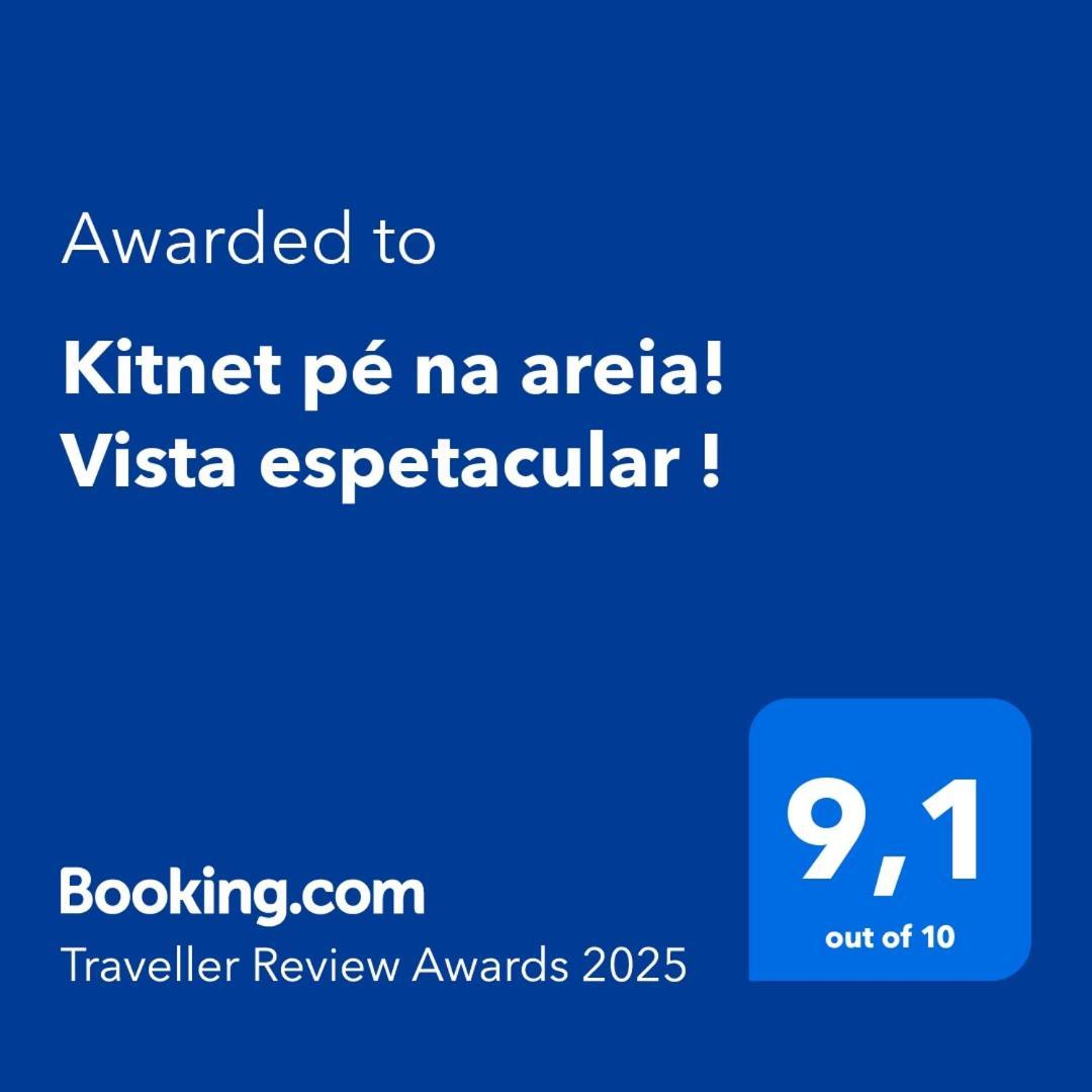 Apartament Kitnet Pe Na Areia! Vista Espetacular ! São Vicente Zewnętrze zdjęcie